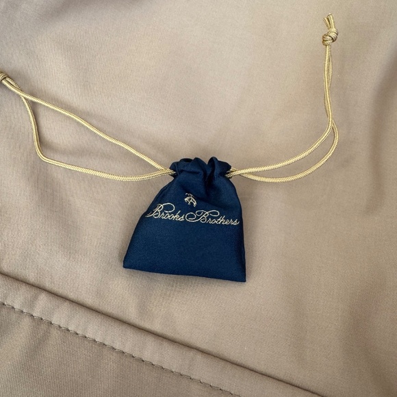 New Brooks Brothers Removable Lining Barn Coat Tan Men's Size L - Picture 15 of 16